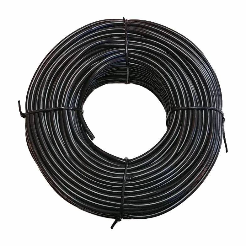 RP RIEGOPRO Microtubo PVC flessibile 4x6 mm per irrigazione a goccia - Tubo di irrigazione in rotolo 25 m o 100 m - marrone o nero (nero, 25 metri)