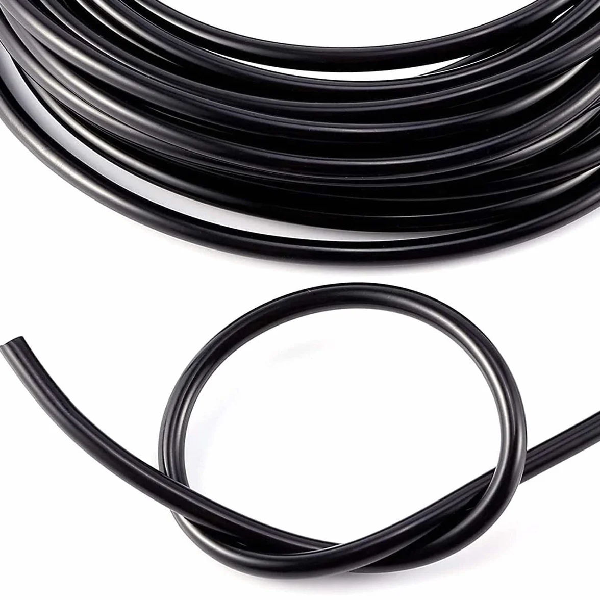 Tubo Irrigazione a Goccia 30 Metri 4/7mm Manichetta Giardino in Polietilene con Ala Gocciolante, per Orto/Serra/Prati
