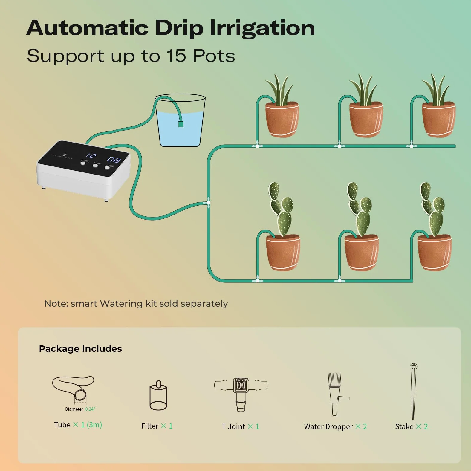 THIRDREALITY Accessori per sistema di irrigazione delle piante per kit di irrigazione intelligente